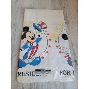 Vintage July 4th mickey for‎ president paper table cloth party